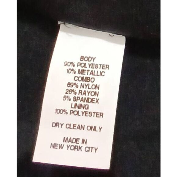 Hunter dixon hunter bell womens size 2 cap sleeve gold black Party Cocktail - Picture 7 of 7